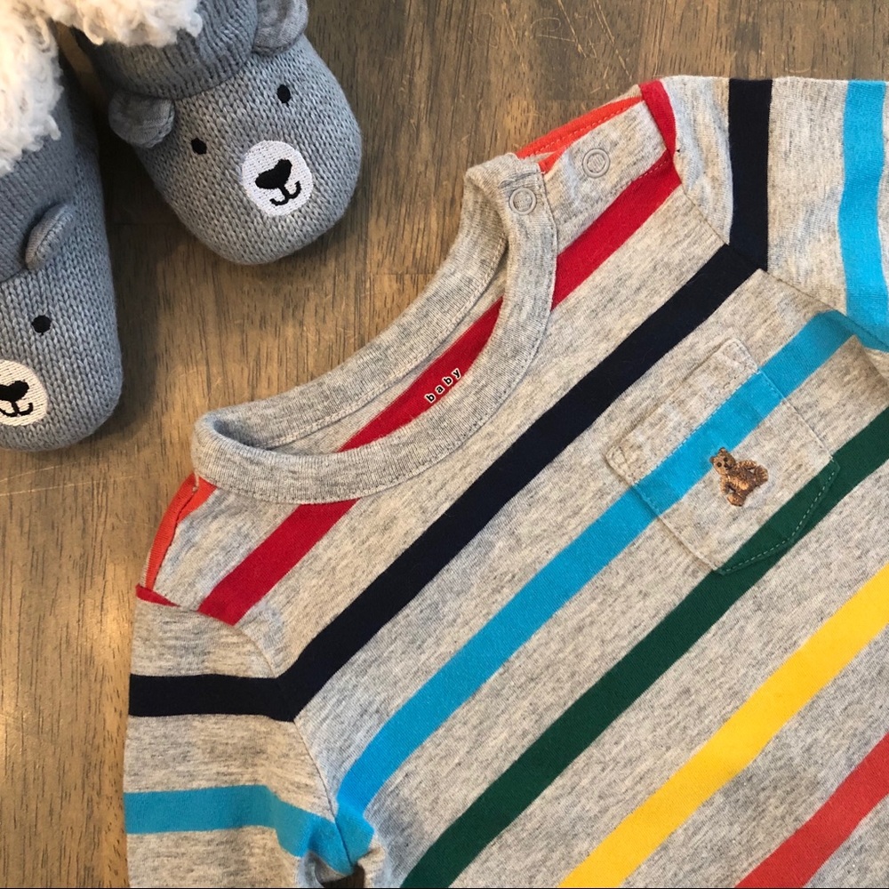 Gap Baby Boy Long Sleeve Onesie